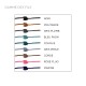Bracelet mini croix plaqué or avec son fil coloré - Taille réglable - Bracelets religieux femme Godsavetheking