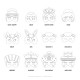 Kit de 12 masques à colorier Crèche de Noël + livret Crèche vivante - Livres, coloriages et Activités papeterie religieuse Go...