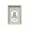 Cadre bois Saint Ange gardien - 16 x 11 cm - Cadres religieux objets religieux God save the king