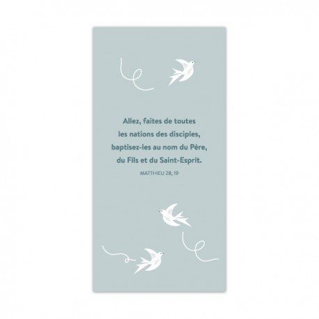 Signet religieux "Faites de toutes les nations des disciples" - Images et signets de Baptême Godsavetheking