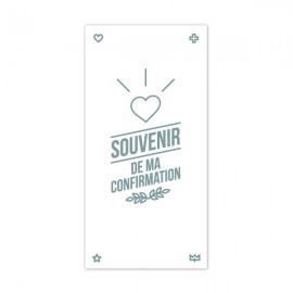 Signet de Confirmation symbole coeur - collection vintage - 6 x 12 cm