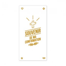 Signet de Confirmation symbole croix - collection vintage - 6 x 12 cm - Images et signets de Confirmation God save the king