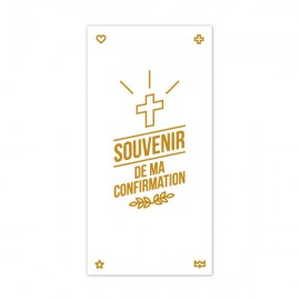 Signet de Confirmation symbole croix - collection vintage - 6 x 12 cm