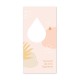 Signet de Baptême goutte eau fond rose - Images et signets de Baptême Godsavetheking