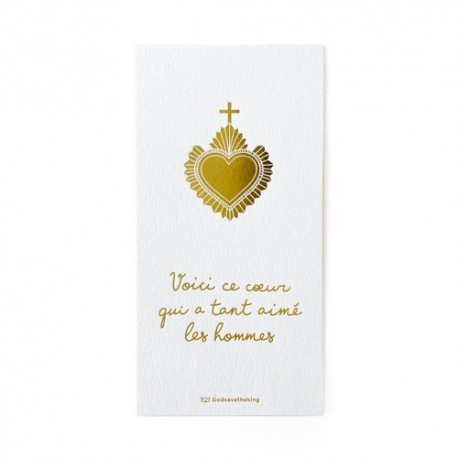 Signet religieux Sacré-Cœur en Or à chaud format 6 x 12 cm - Tous nos produits God save the king
