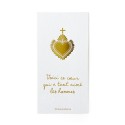 Signet religieux Sacré-Cœur en Or à chaud