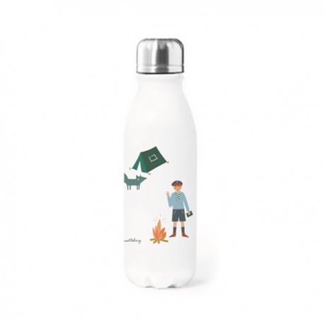Gourde avec symboles scouts 0,5 litre - Scoutisme Godsavetheking