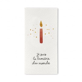 Signet religieux Je suis la lumière du monde - Signets religieux papeterie religieuse Godsavetheking