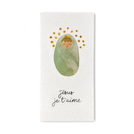 Signet religieux Jésus je t'aime - Signets religieux papeterie religieuse Godsavetheking