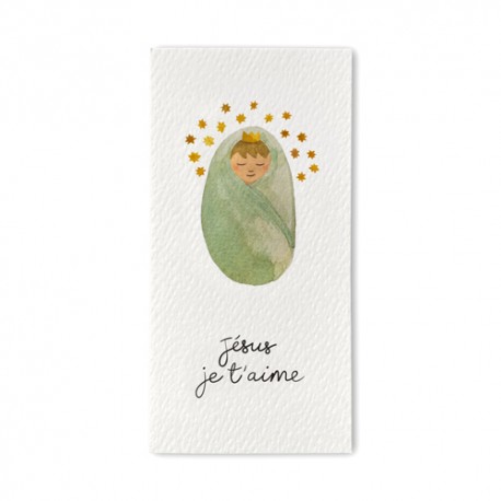 Signet religieux Jésus je t'aime - Signets religieux papeterie religieuse Godsavetheking