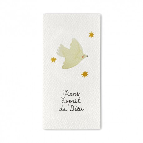 Signet religieux Viens Esprit de Dieu - Signets religieux papeterie religieuse Godsavetheking