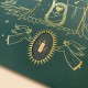 Grand calendrier de l'Avent perpétuel catholique en Or à chaud avec roue à tourner - Livres, coloriages et Activités papeteri...