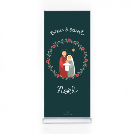Kakémono - Beau et Saint Noël - Kakémono - Roll-up objets religieux God save the king