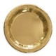 6 assiettes en carton Or metallisé - 23 cm - Décoration de Communion Godsavetheking