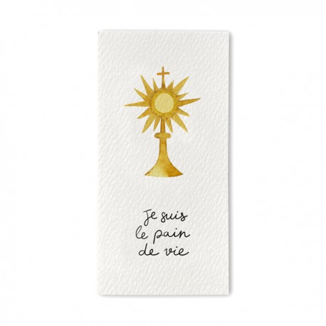Signet de communion Je suis le pain de Vie - Signets religieux papeterie religieuse Godsavetheking