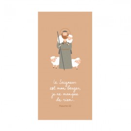 Signet religieux Le Seigneur est mon Berger, je ne manque de rien (psaume 22) - Signets religieux papeterie religieuse Godsav...