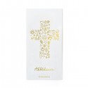 Signet religieux symboles croix en Or à chaud format 6 x 12 cm