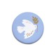 Magnet Colombe de la Paix 5,6 cm - Magnets objets religieux God save the king