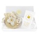 Box cadeau avec ses 3 créations Esprit-Saint Or et blanc - Coffrets cadeaux Godsavetheking