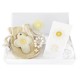 Box cadeau communion avec ses 3 créations Ostensoir Or et blanc - Coffrets cadeaux Godsavetheking