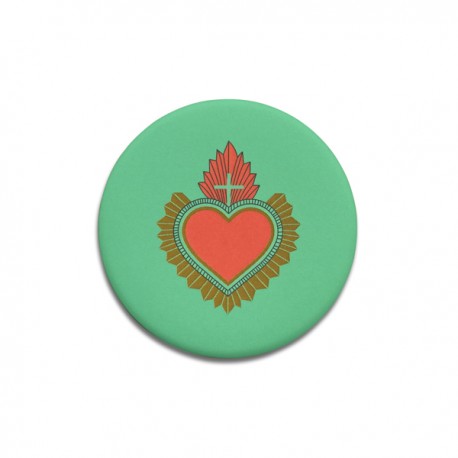 Magnet Sacré-Cœur de Jésus j'ai confiance en Toi 5,6 cm - Magnets objets religieux God save the king