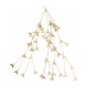♥ Suspension rameau d'olivier en métal doré 60 cm - Décoration de Fête Godsavetheking