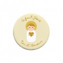 Magnet Enfant Jésus Roi d'Amour 5,6 cm