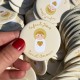 Magnet Enfant Jésus Roi d'Amour 5,6 cm - Magnets objets religieux God save the king