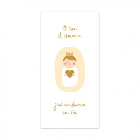 Signet Divin Enfant - 6 x 12 cm - Images et signets de Baptême Godsavetheking