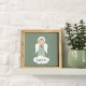 Cadre Saint Ange gardien veillez sur moi - 20 x 20 cm - Cadres religieux objets religieux God save the king