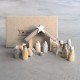 Crèche de Noël en bois naturel - Nouveautés Godsavetheking