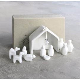 Crèche de Noël en porcelaine - Nouveautés Godsavetheking
