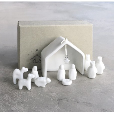 Crèche de Noël en porcelaine - Nouveautés Godsavetheking