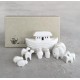 Petite Arche de Noé en porcelaine avec 10 personnages - Nouveautés Godsavetheking
