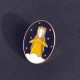Pin's Marie, Reine de la Paix - Pin's et écusson religieux Godsavetheking