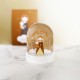 Grande boule à neige prière à Saint Joseph et ses paillettes argentées | Fabrication Artisanale Française - Boules à neige ob...