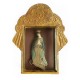 Vierge priante dans un cadre boîte vintage - 24 cm