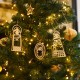 Crèche en bois avec 16 personnages à suspendre - Crèches de Noël objets religieux God save the king