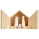 Mini Crèche de Noël en porcelaine et sa boîte en bois