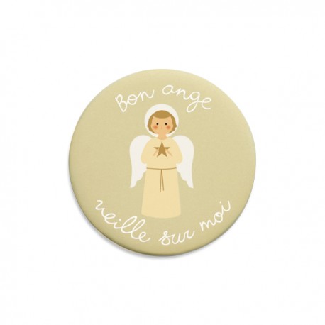 Magnet Bon Ange Gardien, veillez sur moi - 56mm - Magnets objets religieux God save the king