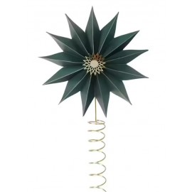 ♥ Cimier Etoile verte pour sapin de Noël