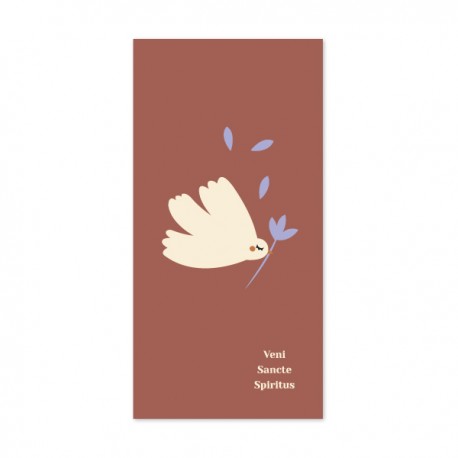 Signet religieux souffle de l'Esprit Saint - Veni Sancte Spiritus - Signets religieux papeterie religieuse Godsavetheking