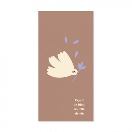 Signet religieux souffle de l'Esprit Saint - Esprit de Dieu - Signets religieux papeterie religieuse Godsavetheking