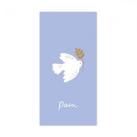 Signet religieux bleu Esprit-Saint et son rameau de Paix - Signets religieux papeterie religieuse Godsavetheking