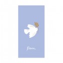 Signet religieux bleu Esprit-Saint et son rameau de Paix