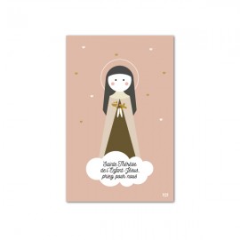 Carte prière Sainte Thérèse de Lisieux - Images et cartes religieuses papeterie religieuse Godsavetheking