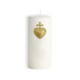 ♥ Clou décoratif laiton doré Sacré-Cœur croix
