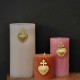 ♥ Clou décoratif laiton doré Sacré-Cœur croix