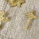 ♥ Clou décoratif laiton doré Croix ostensoir