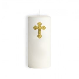 ♥ Clou décoratif laiton doré Croix cœur